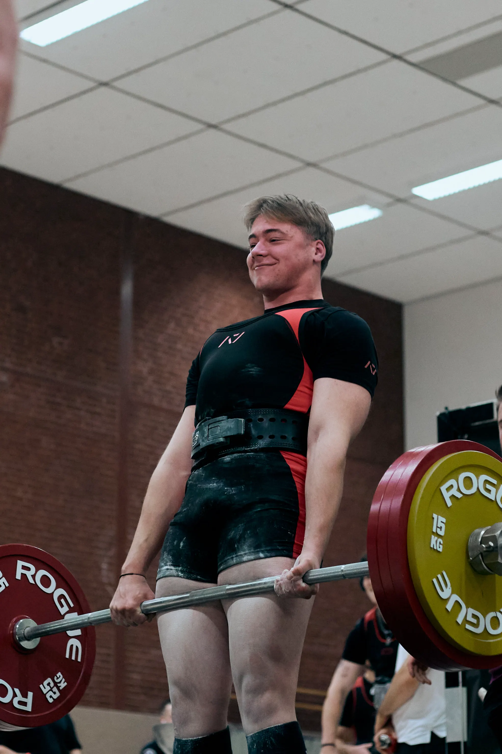 Robin Wolff, Powerlifter, auf einem Wettkampf